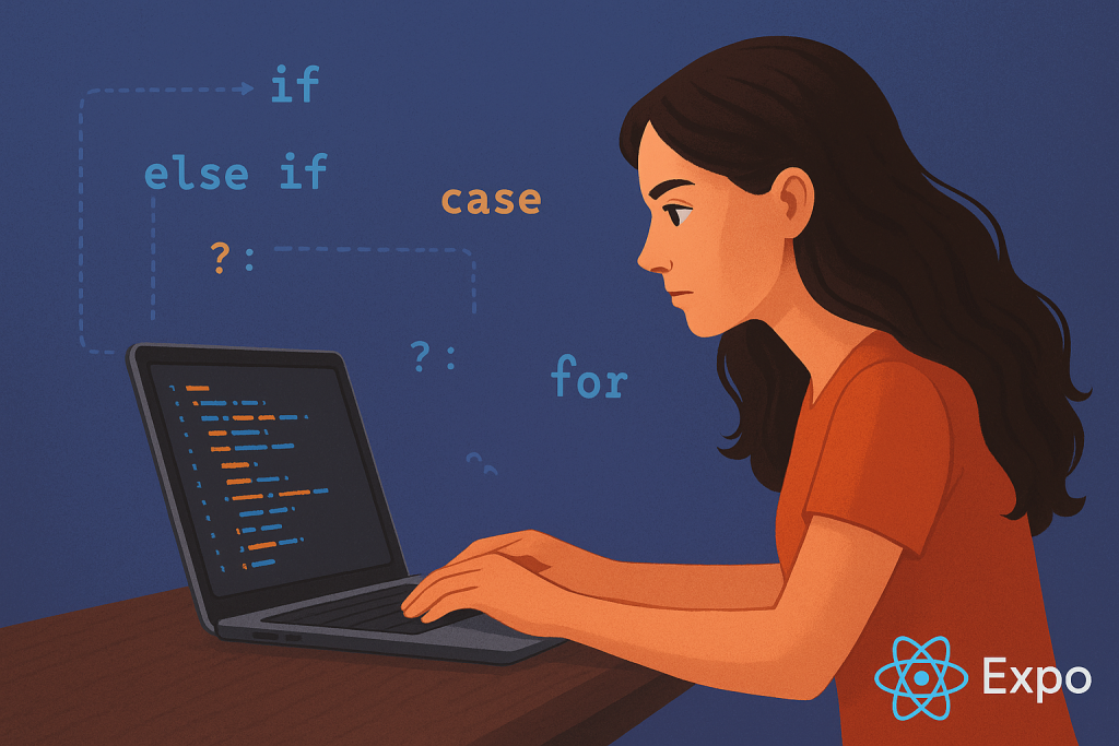 Estructuras de control y cíclicas en react native con expo