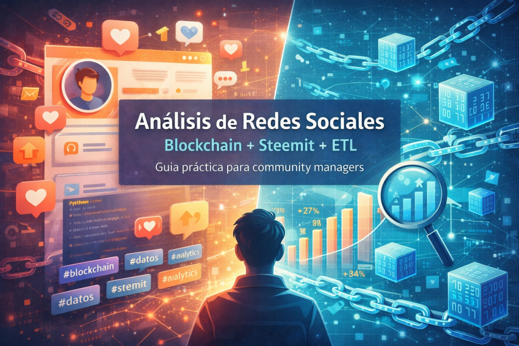 Análisis de Redes Sociales con Steemit: blockchain y ETl